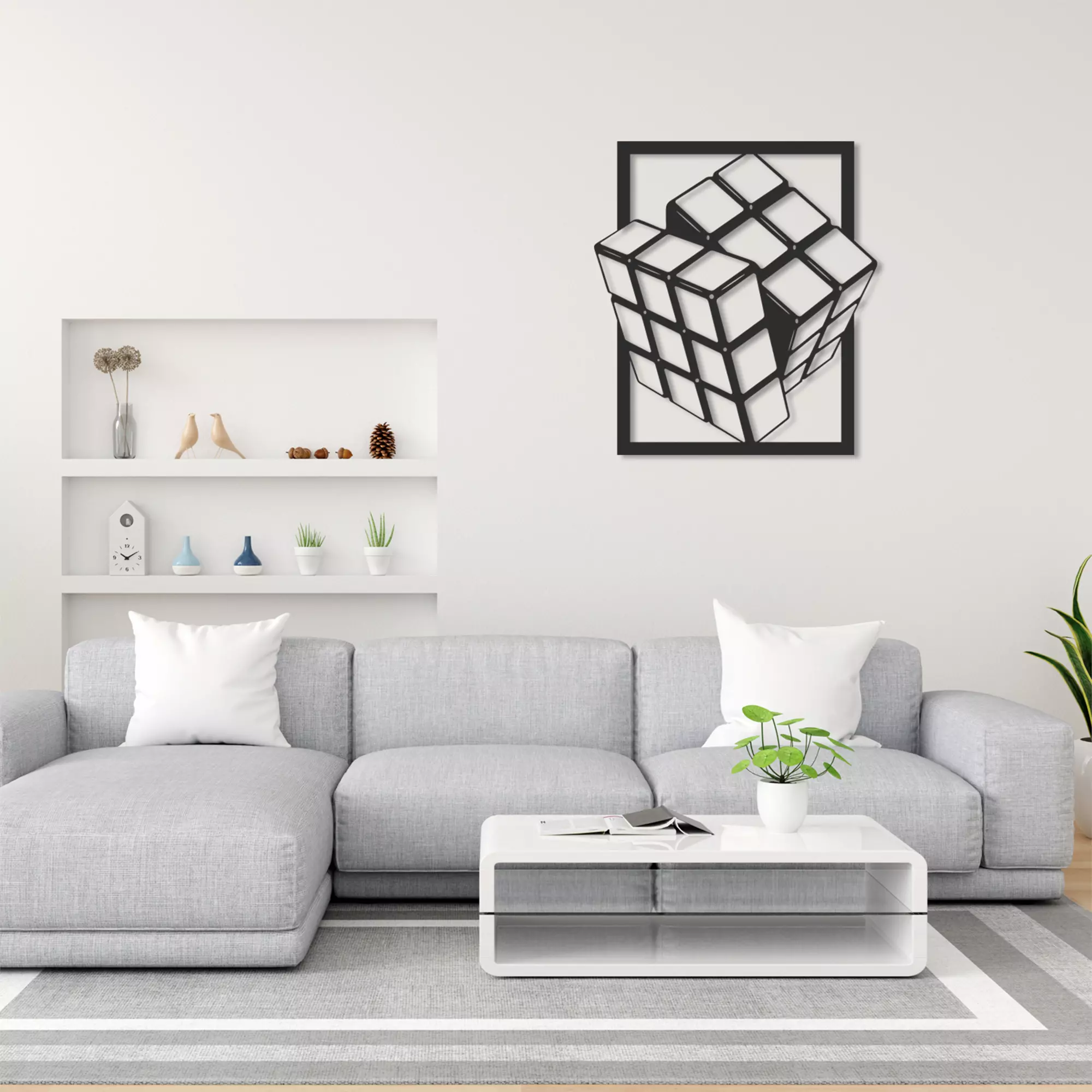 Küp Metal Tablo - Görsel 3