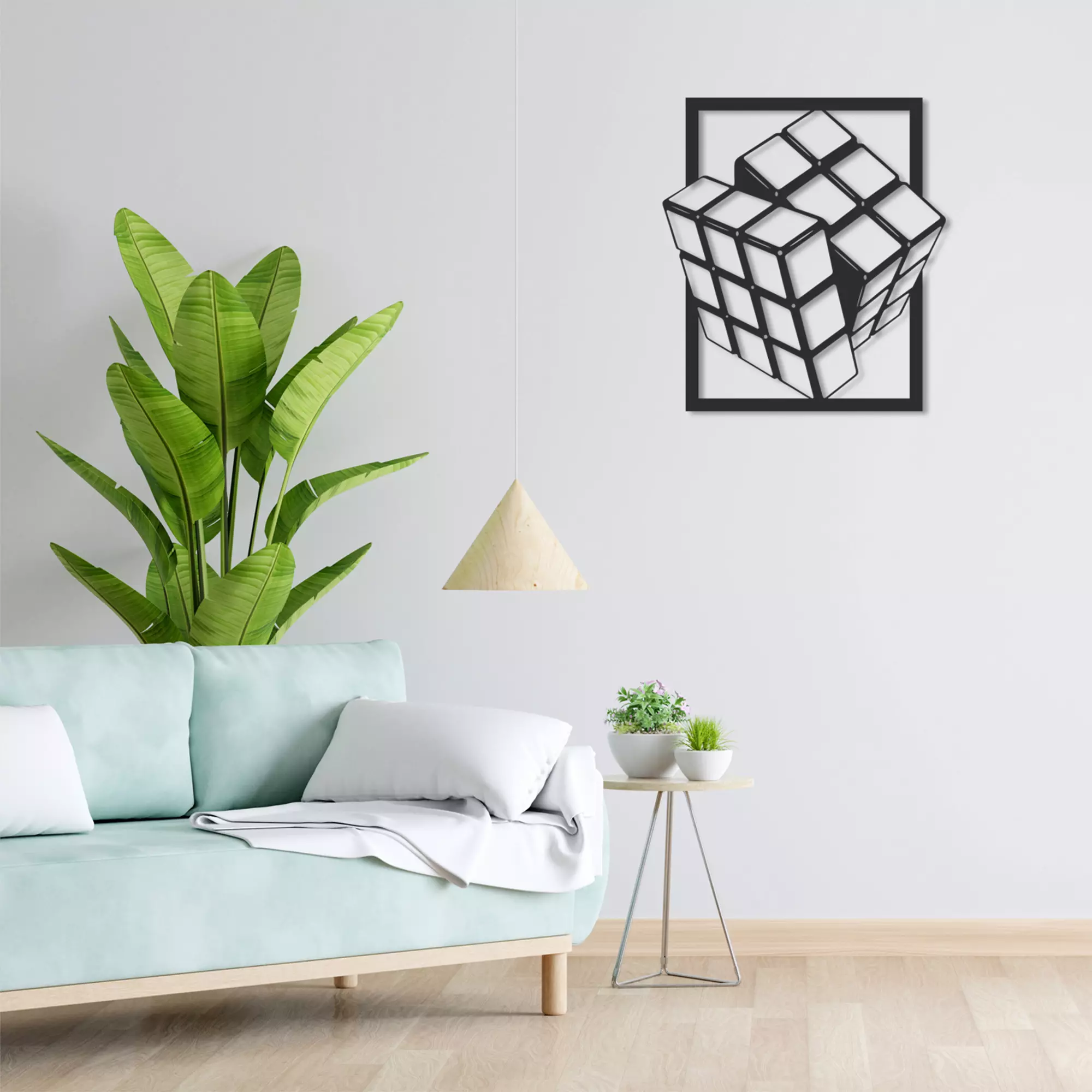 Küp Metal Tablo - Görsel 2