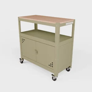 BrewBox Kahve Köşesi - Metal Kahve Dolabı - Koyu Yeşil