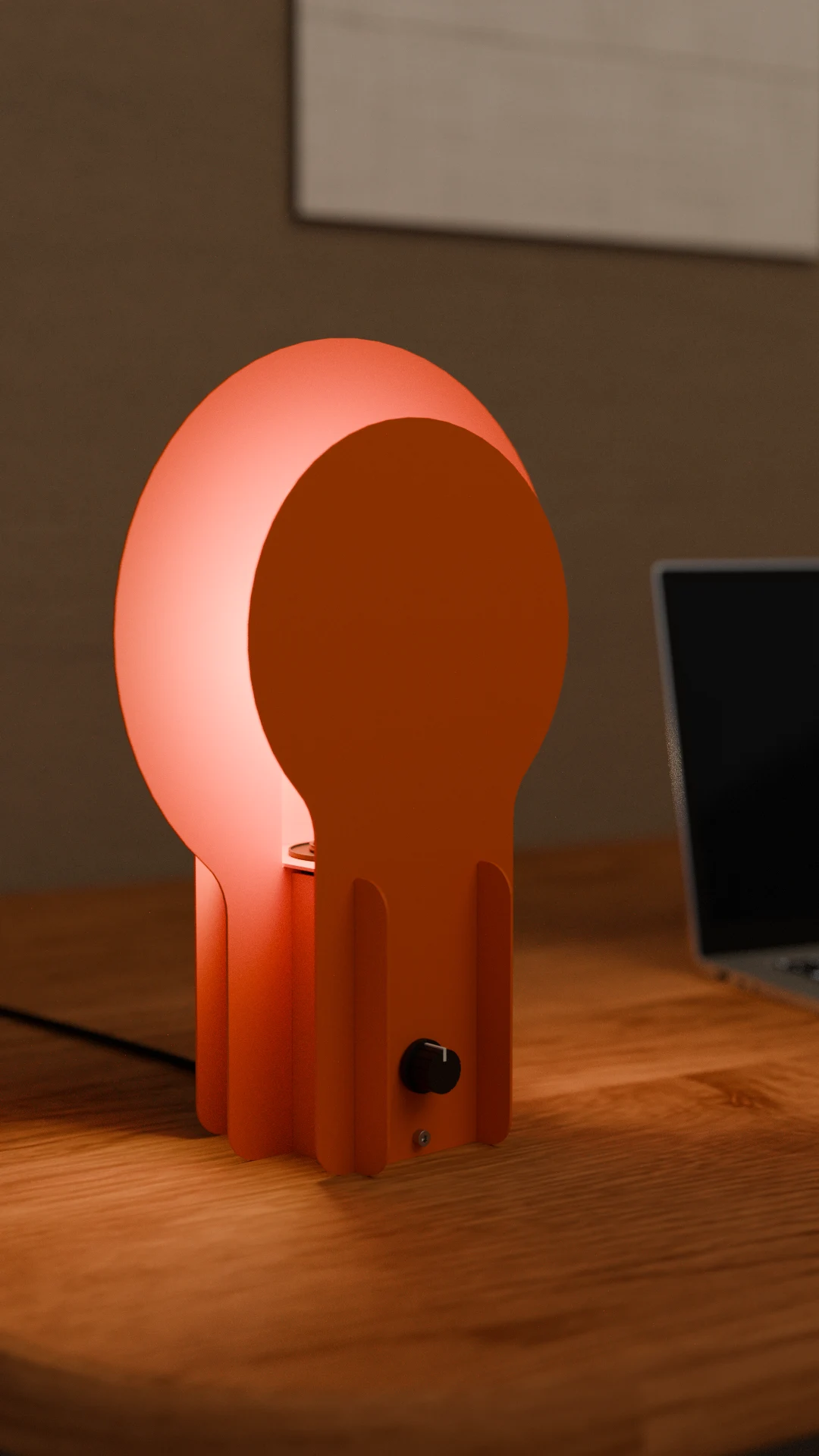 Metal Masa Lambası - Dimmerli Lamba - Görsel 8