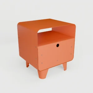 Edge Çekmeceli Metal Komodin