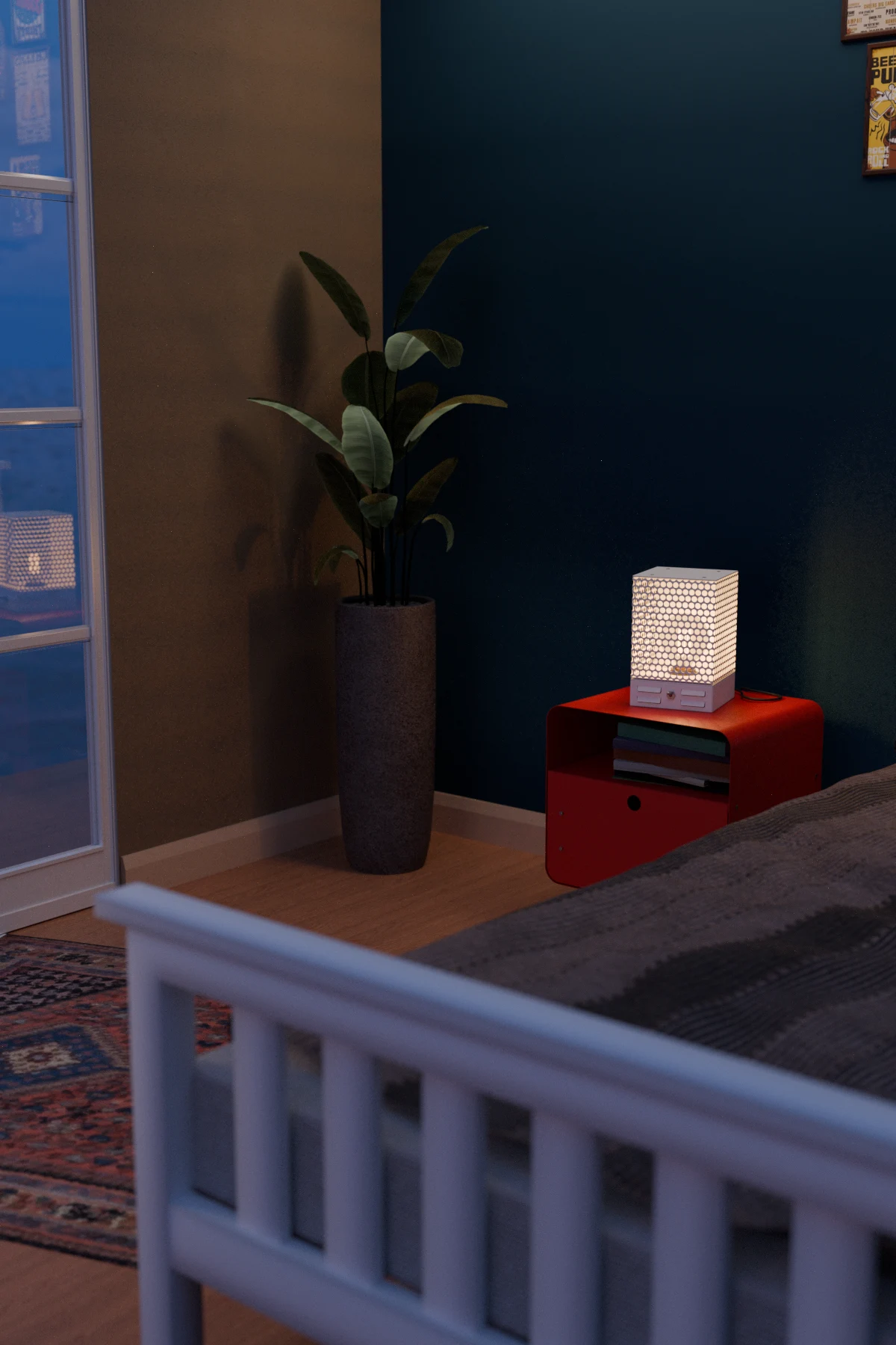 Locker Metal Masa Lambası - Görsel 3