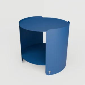 Orb Metal Orta Sehpa - 55 cm - Mavi