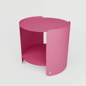 Orb Metal Orta Sehpa - 55 cm - Pembe