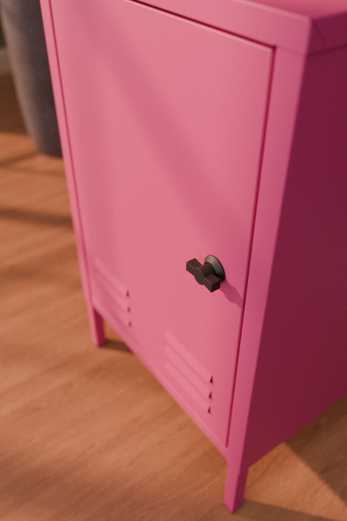 Django Metal Komodin - Raflı Kapaklı Dolap - Görsel 18