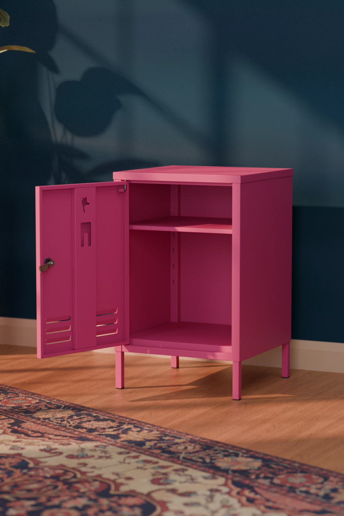 Django Metal Komodin - Raflı Kapaklı Dolap - Görsel 17